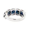 Image 3 : 14KT White Gold 5.16ctw Sapphire and Diamond Ring