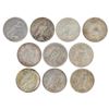 Image 2 : Lot of (10) $1 Peace Silver Dollar Coins