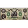 Image 1 : 1800's $10 Citizens Bank of Louisiana Obsolete Bank Note
