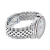 Image 6 : Rolex Mens Stainless Steel Diamond Lugs & Ruby Channel Set Datejust Wristwatch