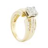 Image 4 : 14KT Yellow Gold Ladies 1.50ctw Diamond Wedding Ring