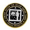 Image 2 : .999 Silver Rancho Mesquite Casino Nevada $10 Casino Limited Edition Gaming Toke