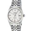 Image 1 : Rolex Mens Stainless Steel Silver Index Datejust Wristwatch