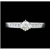 Image 1 : Platinum 0.97ctw. Diamond Wedding Ring