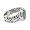 Image 5 : Rolex Mens Stainless Steel Black Diamond and Emerald Datejust Wristwatch