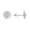 Image 2 : 14KT White Gold 0.30ctw Diamond Earrings