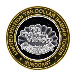 .999 Silver Suncoast Las Vegas, Nevada $10 Casino Limited Edition Gaming Token