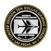 Image 2 : .999 Silver McCarran International Airport $10 Casino Limited Edition Gaming Tok