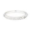 Image 2 : 14KT White Gold 0.30ctw Diamond Ring