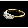 Image 2 : 14KT Yellow Gold 1.06ctw Diamond Ring