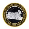 Image 2 : .999 Silver Railroad Pass Casino Henderson, Nevada $10 Limited Edition Gaming To