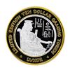Image 1 : .999 Silver Luxor Las Vegas Nevada $10 Casino Limited Edition Gaming Token