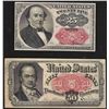 Image 1 : Set of 1874 Twenty-Five & Fifty Cent 5th Issue Fractional Notes