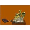 Image 3 : Gold Plexiglases Rams Mascot Sculpture