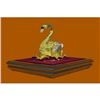 Image 2 : Gold Plexiglases Silver Plated Swan Sculpture