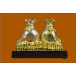 Gold Plexiglases Symbol of Wealth Good Luck Figurine