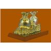 Image 3 : Gold Plexiglases Symbol of Wealth Good Luck Figurine