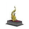 Image 5 : Gold Plexiglases Peacock with Rhinestone Sculpture