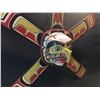 Image 2 : RANDY STIGLITZ, HAND CARVED AND PAINTED FIVE RAY SUN MASK,