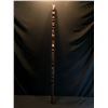 Image 2 : HAND CARVED AND FINISHED FIRST NATIONS TALKING STICK, WITH 8 ABALONE INLAID EYES AND FIGURES OF AN