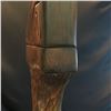 Image 8 : HAND CARVED AND FINISHED FIRST NATIONS TALKING STICK, WITH 8 ABALONE INLAID EYES AND FIGURES OF AN