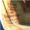 Image 3 : TONY GULBRANDSEN, OF THE TSIMSHIAN NATION IN PRINCE RUPERT B.C., HAND CARVED AND PAINTED KILLER