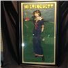 Image 1 : "MISTINGUETT", LARGE FRAMED VINTAGE FRENCH POSTER BY LACAZA, C. 1910, 82'' X 47 1/2'' INC. FRAME