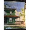 Image 2 : ORIGINAL OIL ON CANVAS PAINTING, UNTITLED SCENE OF A VINTAGE PLYMOUTH TRUCK AT "ABUNDANT WINERY",