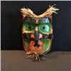 Image 1 : HAND CARVED AND PAINTED WILD MAN "BUKWUS" MASK, BY SQUAMISH NATION ARTIST RICHARD BAKER, WITH WOVEN