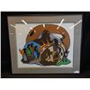 Image 1 : DALE STONECHILD, LIMITED EDITION FRAMED PRINT, "THE SONGMAKER", 175/200, SIGNED BY ARTIST ON BOTTOM