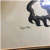 Image 2 : JERRY DANIELS, FRAMED ORIGINAL PAINTING, "EAGLE SPIRIT", 1992, 21 1/2'' X 18'', SIGNED ON BOTTOM BY