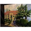 Image 2 : G. RICHARDS ORIGINAL OIL ON CANVAS PAINTING OF THE OUTSIDE OF A FRENCH CAFE, DATED 1996, SIGNED BY