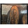 Image 2 : JANIS LEE, ORIGINAL OIL ON CANVAS PAINTING, UNTITLED, WINE CASK IN CELLAR, 2000, 54'' X 47 1/2''