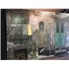 Image 2 : JANIS LEE, ORIGINAL OIL ON CANVAS PAINTING OF A DARK STREET SCENE, 1996, SIGNED BY ARTIST ON LOWER