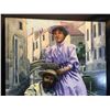 Image 2 : G. RICHARDS, ORIGINAL OIL ON CANVAS PAINTING OF A COUPLE ON A GONDOLA, DATED 1996, SIGNED BY ARTIST