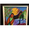 Image 2 : JERRY WHITEHEAD ORIGINAL PASTEL ON CANVAS, UNTITLED, 1992, SIGNED BY ARTIST ON LOWER RIGHT, 34'' X