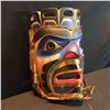 Image 2 : BRIAN SPENCE, HAND CARVED AND PAINTED "KING OF SEA" MASK, FROM SQUAMISH, B.C., CEDAR BARK ACCENTS,