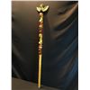 Image 1 : HAND CARVED AND PAINTED FIRST NATIONS TALKING STICK, BY CHARLIE BOB OF SLIAMMON, B.C., FEATURES A
