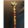 Image 2 : HAND CARVED AND PAINTED FIRST NATIONS TALKING STICK, BY CHARLIE BOB OF SLIAMMON, B.C., FEATURES A