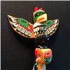 Image 3 : HAND CARVED AND PAINTED FIRST NATIONS TALKING STICK, BY CHARLIE BOB OF SLIAMMON, B.C., FEATURES A