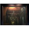 Image 2 : VERY LARGE, FRAMED UNTITLED ORIGINAL OIL ON CANVAS PAINTING OF A RESTAURANT, ARTIST UNKNOWN 80'' X