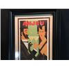 Image 2 : "ANJOU VINS MOUSSEUX" FRAMED VINTAGE FRENCH LIQUOR POSTER, SIGNED "AMORO-32" ON BOTTOM RIGHT,