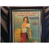 Image 2 : "MANON [FRENCH FERTILIZER]" LARGE FRAMED VINTAGE FRENCH ADVERTISING POSTER,