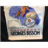Image 3 : "CAMEMBERT GEORGES BISSON" LARGE UNFRAMED VINTAGE FRENCH ADVERTISING POSTER,