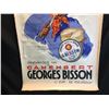 Image 3 : "CAMEMBERT GEORGES BISSON" LARGE UNFRAMED VINTAGE FRENCH ADVERTISING POSTER,