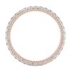 Image 4 : 2.50 CTW VS/SI Diamond Art Deco Eternity Men's Band Size 10 18K Rose Gold - REF-200M2F - 37209