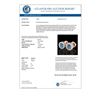 Image 3 : 1.09 CTW Fancy Intense Blue Diamond Art Deco Stud Earrings 18K Rose Gold - REF-123M6F - 37482