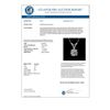Image 3 : 0.55 CTW Certified H-SI/I Quality Diamond Solitaire Necklace 10K White Gold - REF-51M2F - 36723