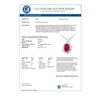 Image 3 : 1.90 CTW Ruby & Diamond Pendant 18K White Gold - REF-38M2F - 13975
