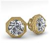 1.53 CTW Certified VS/SI Diamond Stud Earrings 18K Yellow Gold - REF-316R7K - 35971